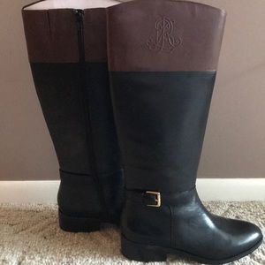 Ralph Lauren Madisen Leather Boot